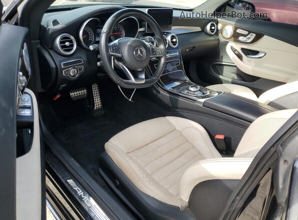 WDDWJ6EB6HF489720 2017 MERCEDES-BENZ C Black Vista del salpicadero