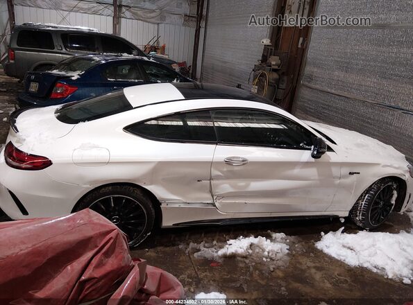 WDDWJ6EB6KF848099 2019 MERCEDES-BENZ AMG C 43 White უკანა სალონის ხედი