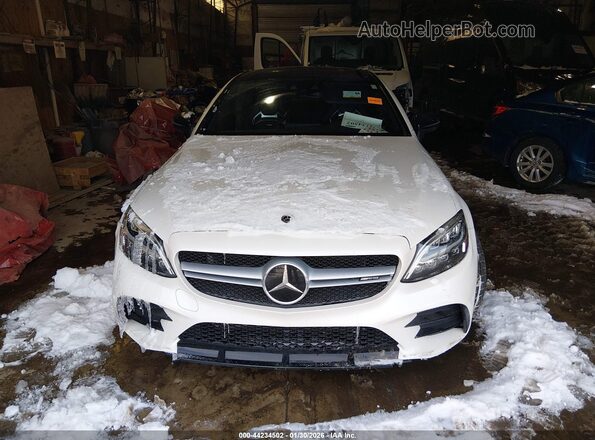WDDWJ6EB6KF848099 2019 MERCEDES-BENZ AMG C 43 White ხელსაწყოთა პანელის ხედი