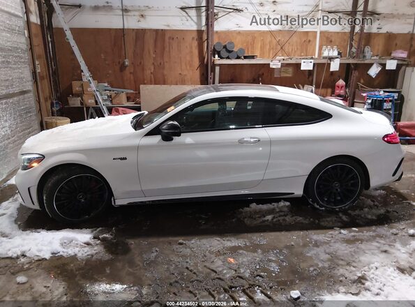 WDDWJ6EB6KF848099 2019 MERCEDES-BENZ AMG C 43 White სალონის 360-გრადუსიანი ხედი