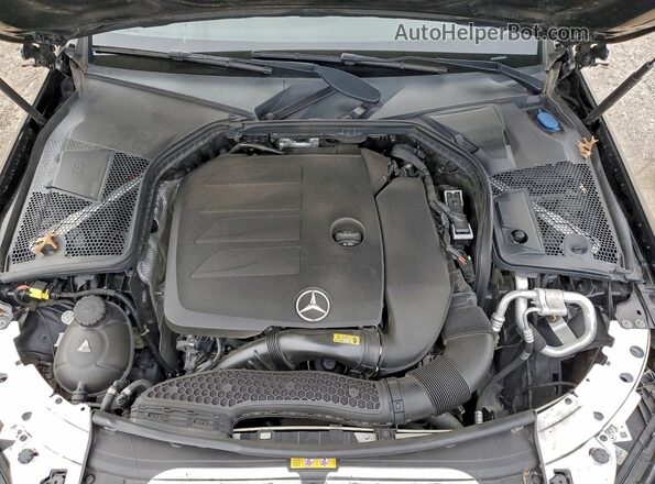 WDDWJ8DB8KF844682 2019 MERCEDES-BENZ C Черный Вид задней части салона
