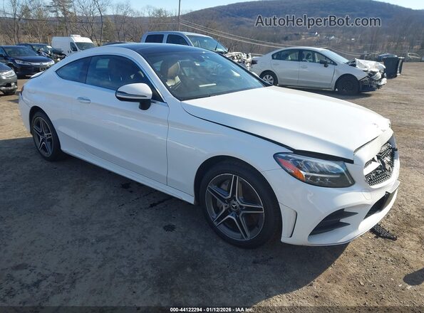 WDDWJ8EB3LF960968 2020 MERCEDES-BENZ C-CLASS Белый Передняя правая четверть