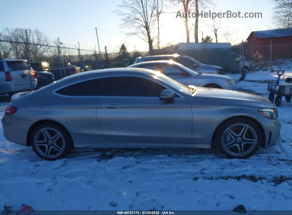 WDDWJ8EB4KF775052 2019 MERCEDES-BENZ C-CLASS Серый Вид задней части салона