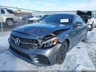 2019 Mercedes-benz C 300 4matic Серый vin: WDDWJ8EB5KF832116