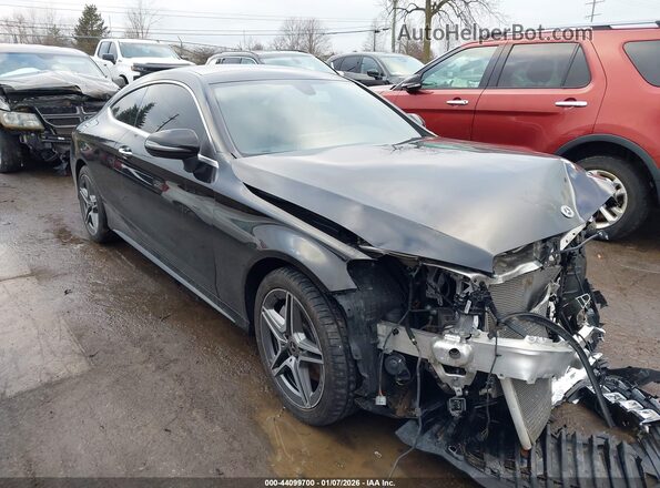 WDDWJ8EBXKF821659 2019 MERCEDES-BENZ C-CLASS Черный Передняя правая четверть