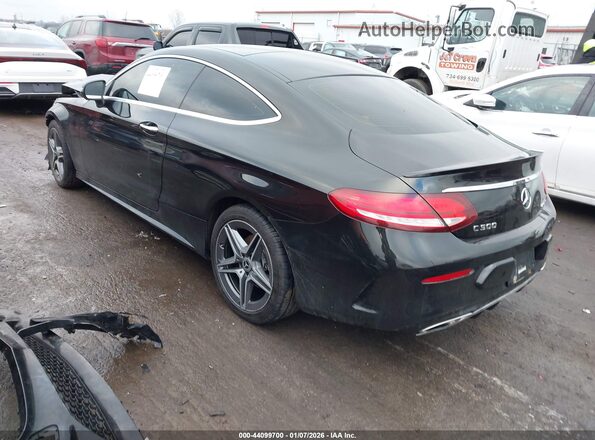 WDDWJ8EBXKF821659 2019 MERCEDES-BENZ C-CLASS Черный Задняя левая четверть
