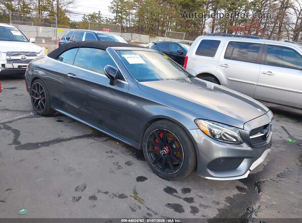 WDDWK6EB0HF544854 2017 MERCEDES-BENZ AMG C 43 Серый Передняя правая четверть