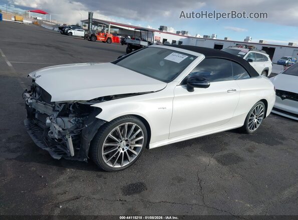 WDDWK6EB8KF801489 2019 MERCEDES-BENZ AMG C 43 White სალონის 360-გრადუსიანი ხედი