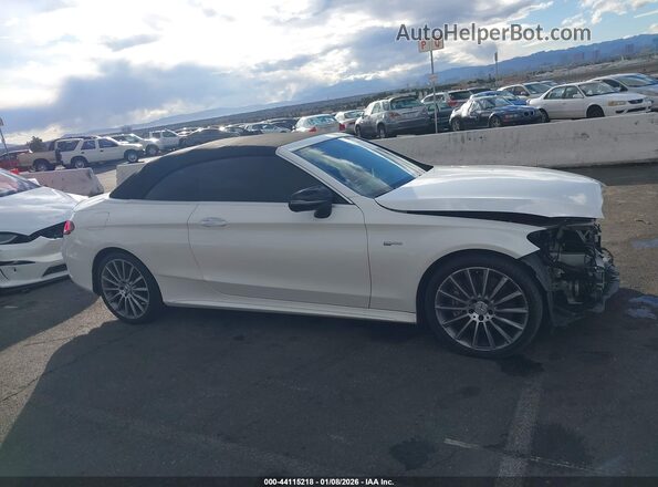 WDDWK6EB8KF801489 2019 MERCEDES-BENZ AMG C 43 White უკანა სალონის ხედი
