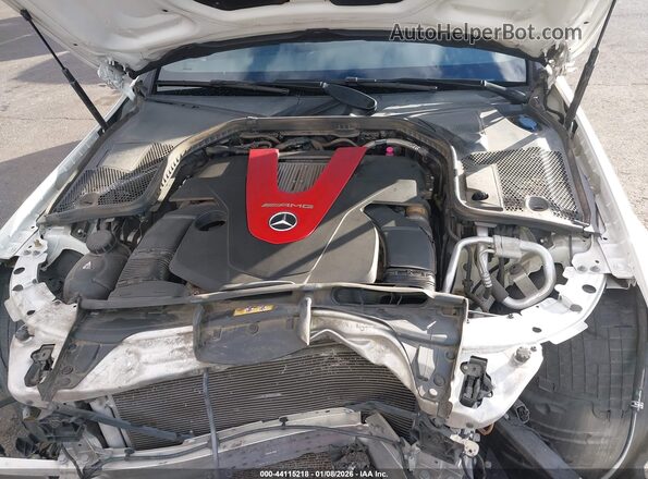 WDDWK6EB8KF801489 2019 MERCEDES-BENZ AMG C 43 White უკანა ხედი