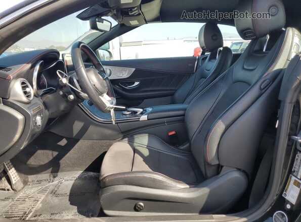 WDDWK6EBXJF748972 2018 MERCEDES-BENZ C Черный Вид салона спереди