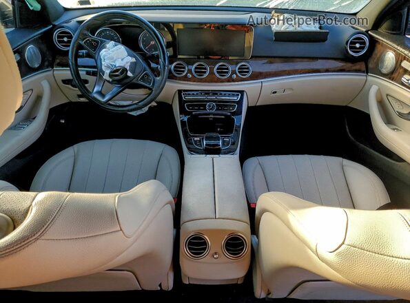 WDDZF4JB1HA021724 2017 MERCEDES-BENZ E Черный Вид панели приборов