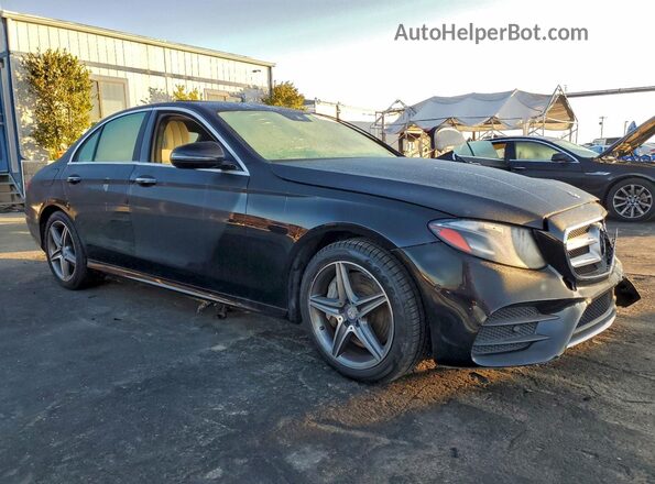 WDDZF4JB1HA021724 2017 MERCEDES-BENZ E Черный Передняя правая четверть