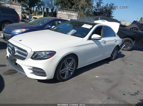 WDDZF4JB1HA118549 2017 MERCEDES-BENZ E-CLASS White Vista tres cuartos delantera izquierda