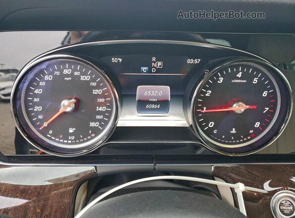 WDDZF4JB1KA682970 2019 MERCEDES-BENZ E Серый Вид щитка приборов