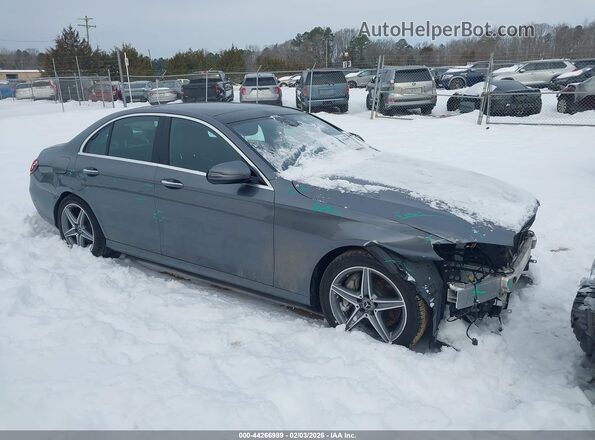WDDZF4JB3JA377727 2018 MERCEDES-BENZ E-CLASS Gray Delantero derecho