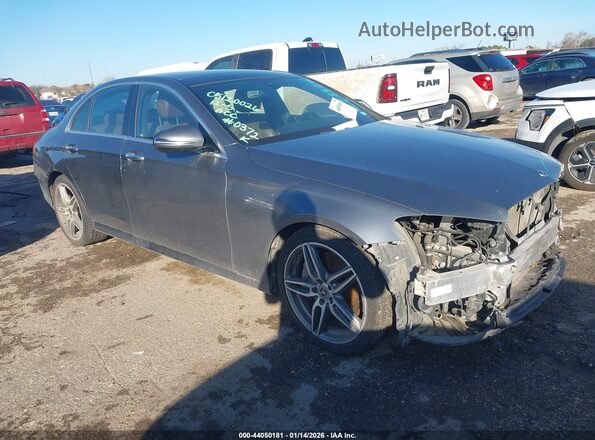 WDDZF4JB4JA320372 2018 MERCEDES-BENZ E-CLASS Серый Передняя правая четверть
