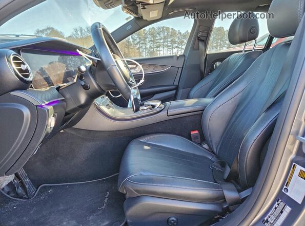 WDDZF4JB6KA592732 2019 MERCEDES-BENZ E Gray Widok wnętrza z przodu