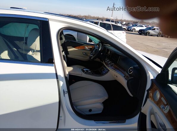 WDDZF4JB7KA516131 2019 MERCEDES-BENZ E-CLASS White Front interior view