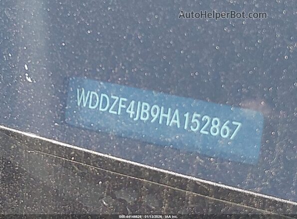 WDDZF4JB9HA152867 2017 MERCEDES-BENZ E-CLASS Gray 