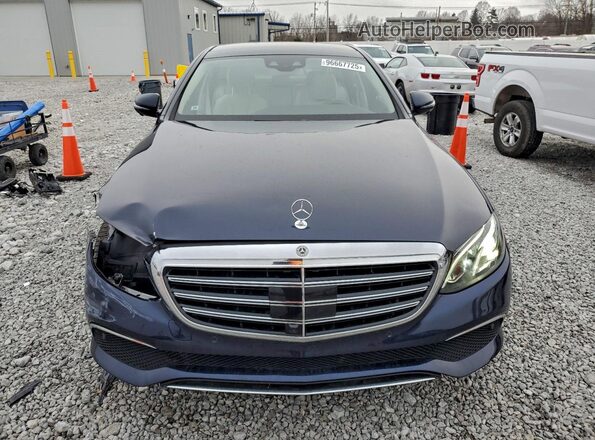 WDDZF4KB2KA646722 2019 MERCEDES-BENZ E Синий Вид спереди