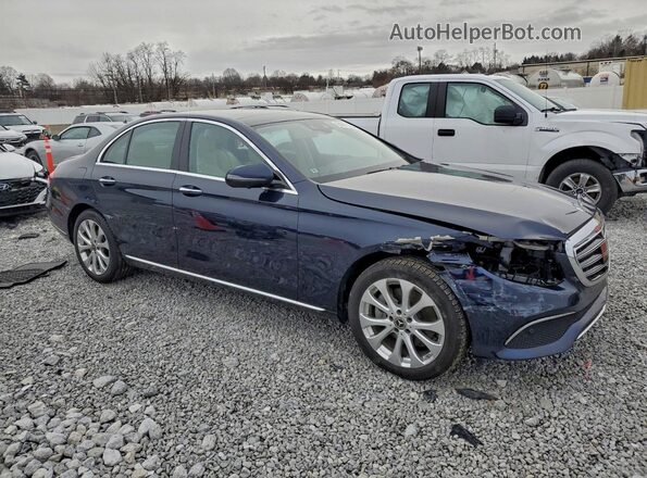 WDDZF4KB2KA646722 2019 MERCEDES-BENZ E Синий Передняя правая четверть