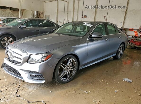 WDDZF4KB2KA654688 2019 MERCEDES-BENZ E Gray Առջևի ձախ երեք քառորդ տեսարան