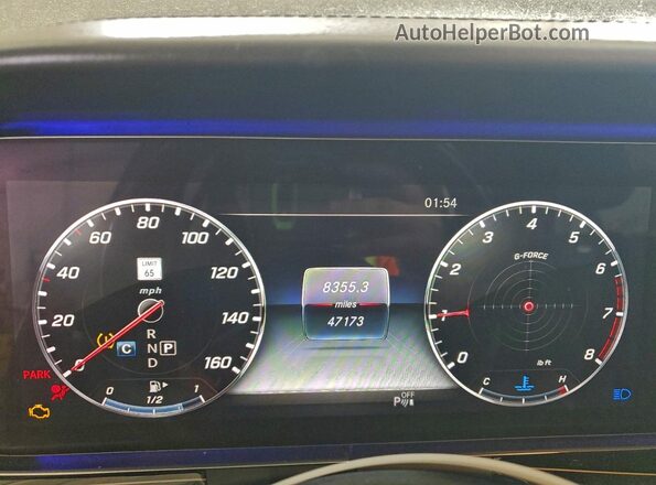 WDDZF4KB2KA654688 2019 MERCEDES-BENZ E Gray Սարքավորումների վահանակի տեսք