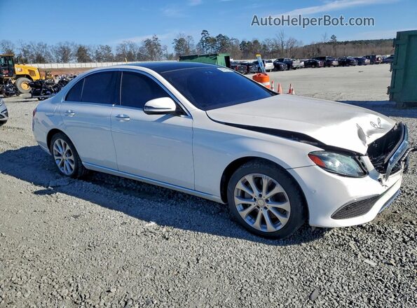 WDDZF4KB5HA077910 2017 MERCEDES-BENZ E Белый Передняя правая четверть
