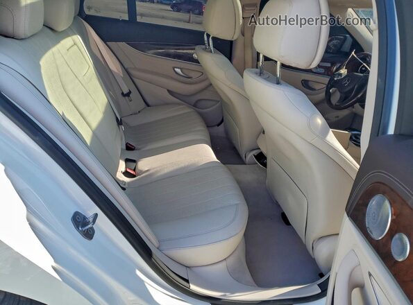WDDZF4KB5HA077910 2017 MERCEDES-BENZ E Белый Вид задних сидений