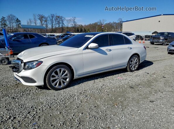 WDDZF4KB5HA077910 2017 MERCEDES-BENZ E Белый Передняя левая четверть