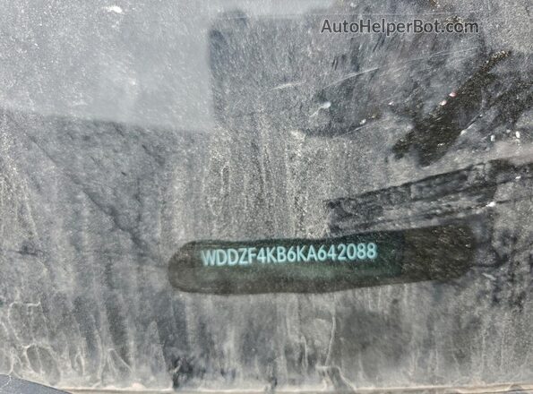 WDDZF4KB6KA642088 2019 MERCEDES-BENZ E Белый Вид наклейки с VIN-кодом