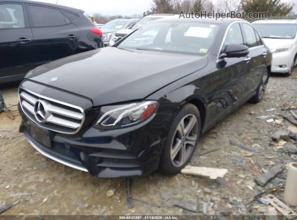 WDDZF4KB7KA535843 2019 MERCEDES-BENZ E-CLASS Black Առջևի ձախ երեք քառորդ տեսարան