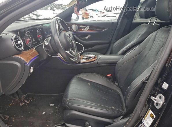 WDDZF4KB7KA637661 2019 MERCEDES-BENZ E Черный Вид салона спереди