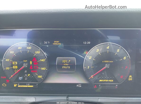 WDDZF6EB6JA487483 2018 MERCEDES-BENZ AMG E 43 Белый Вид задних сидений