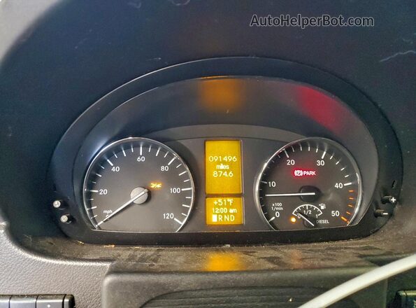 WDZFE7CD0JP632962 2018 MERCEDES-BENZ SPRINTER Blue Widok zestawu wskaźników