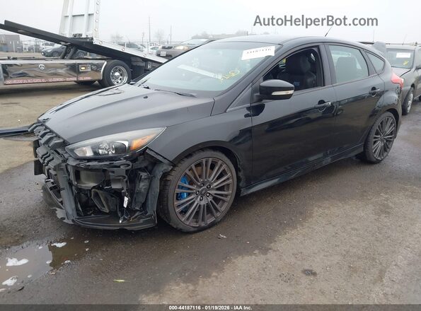WF0DP3TH1H4125588 2017 FORD FOCUS RS Black წინა მარცხენა ხედი სამი მეოთხედიდან