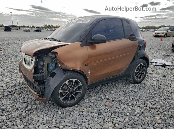 WMEFJ5DA4GK067613 2016 SMART FORTWO Коричневый Передняя левая четверть