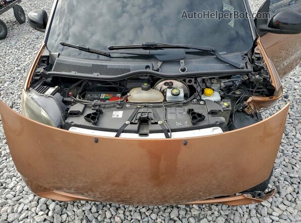 WMEFJ5DA4GK067613 2016 SMART FORTWO Коричневый Вид задней части салона