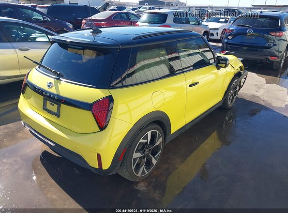 WMW23GD01S2W30469 2025 MINI HARDTOP Желтый Задняя правая четверть