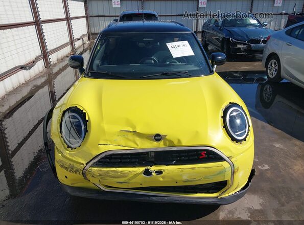 WMW23GD01S2W30469 2025 MINI HARDTOP Желтый Вид щитка приборов