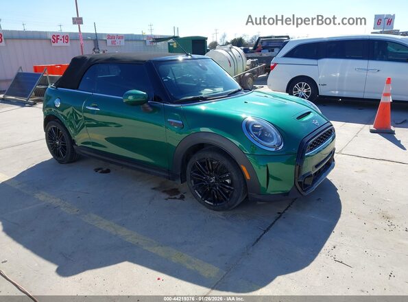 WMW43DL02R3R34441 2024 MINI CONVERTIBLE Зеленый Передняя правая четверть