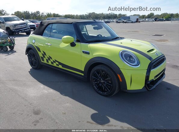 WMW43DL08P3P95204 2023 MINI CONVERTIBLE Зеленый Передняя правая четверть