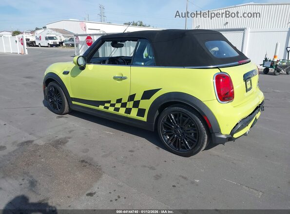WMW43DL08P3P95204 2023 MINI CONVERTIBLE Зеленый Задняя левая четверть