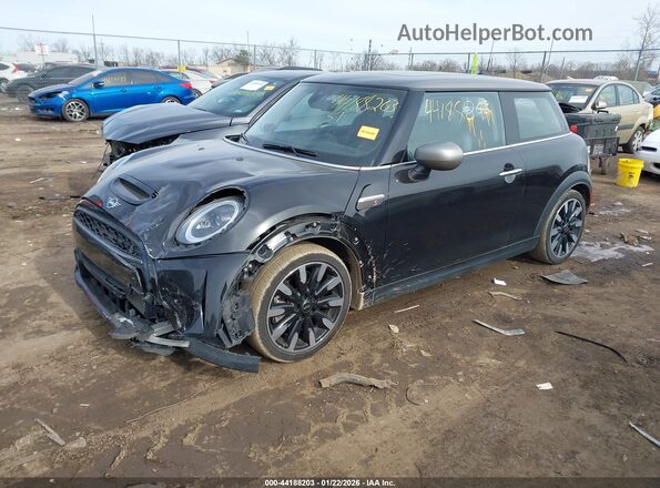 WMW53DH06N2P83892 2022 MINI HARDTOP Черный Передняя левая четверть