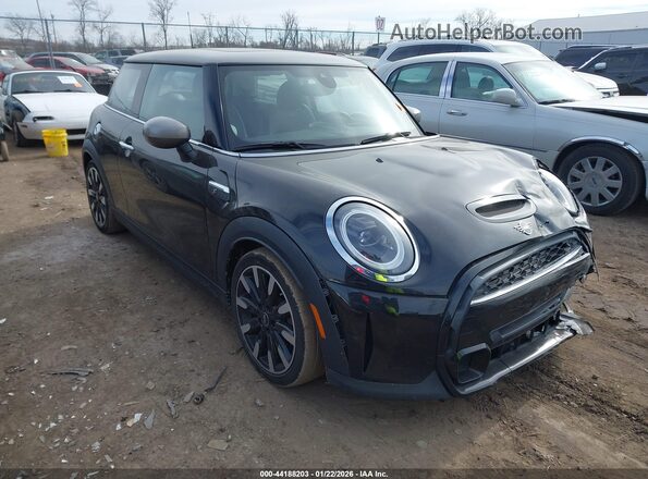 WMW53DH06N2P83892 2022 MINI HARDTOP Черный Передняя правая четверть