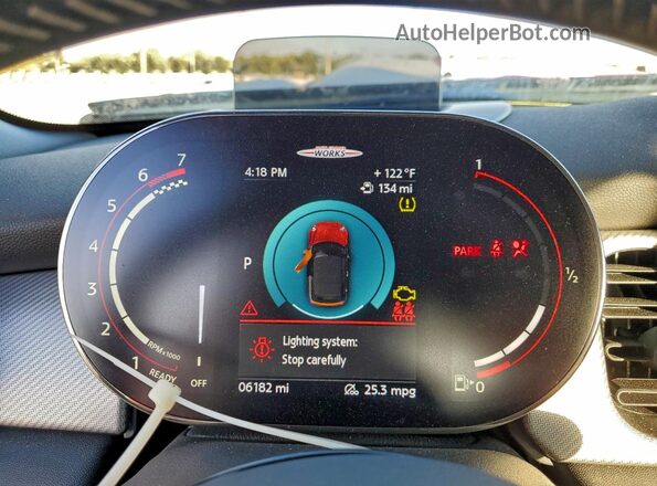 WMW63DL01R3S09731 2024 MINI COOPER Белый Вид щитка приборов