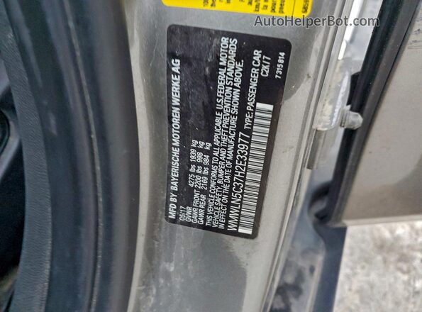 WMWLN5C37H2E33977 2017 MINI COOPER Серый Вид подкапотного пространства