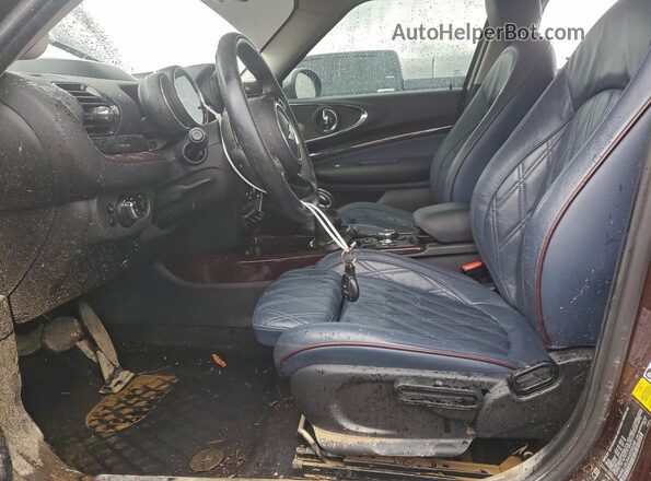 WMWLU5C54H2E83286 2017 MINI COOPER Бордовый Вид салона спереди
