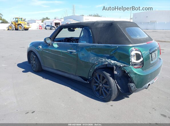 WMWWG5C55H3C19976 2017 MINI CONVERTIBLE Зеленый Задняя левая четверть